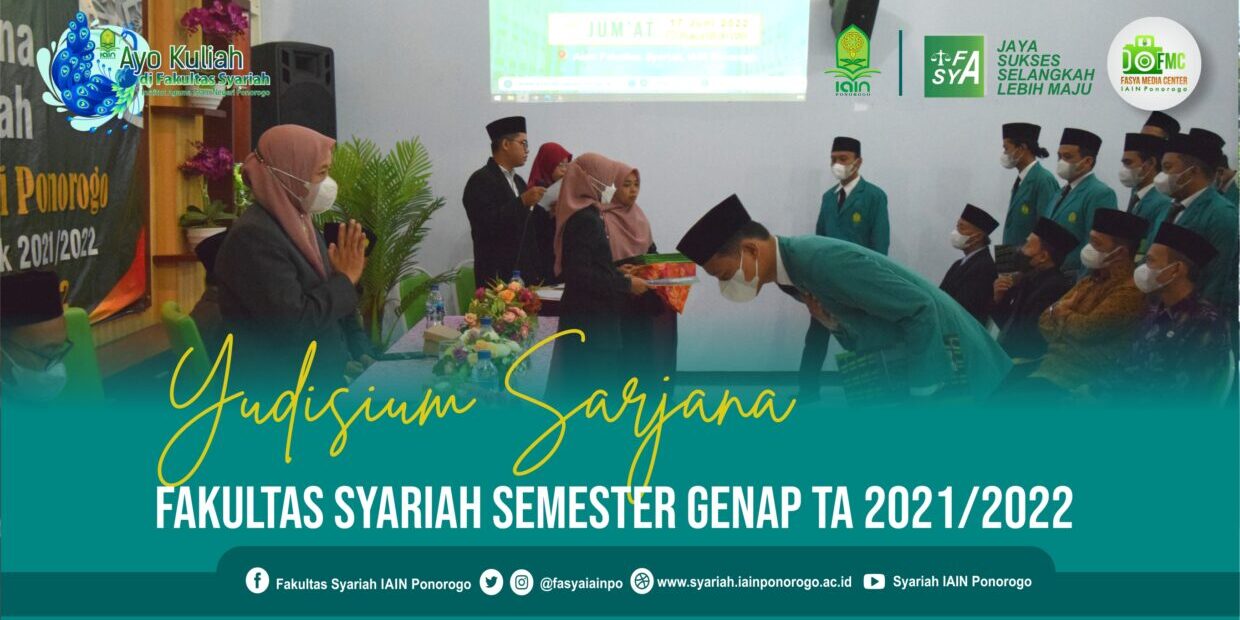 Gelar Yudisium Fakultas Syariah Luluskan Sarjana Hukum Fakultas